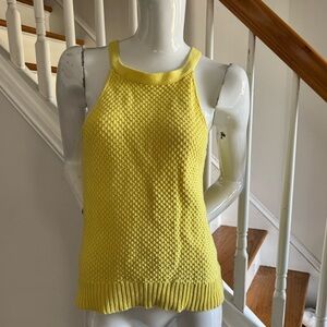 525 America Yellow Tank Top cross back Sweater
